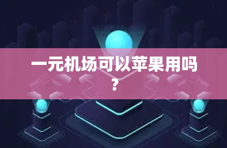 一元机场可以苹果用吗？