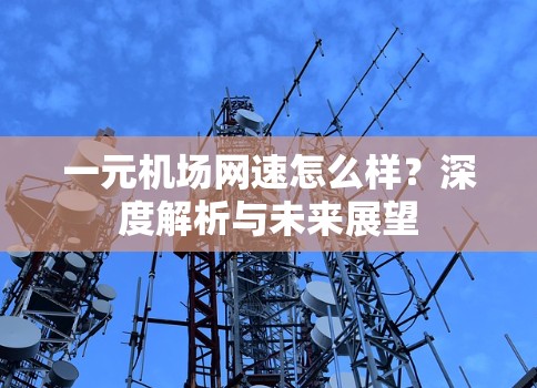 一元机场网速怎么样？深度解析与未来展望