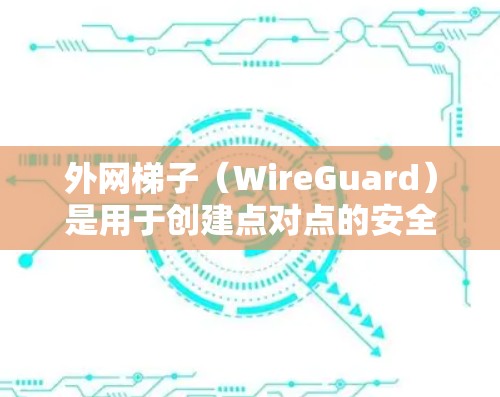 外网梯子（WireGuard）是用于创建点对点的安全隧道的开源VPN协议，提供快速、安全的网络连接。要使用外网梯子，你需要先安装相应的客户端软件